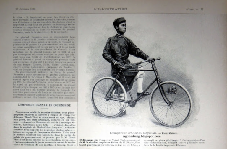 Ai là người Việt Nam đầu tiên đi xe đạp?