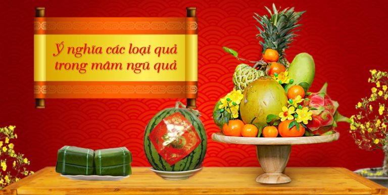 Ý nghĩa các loại quả trong mâm ngũ quả