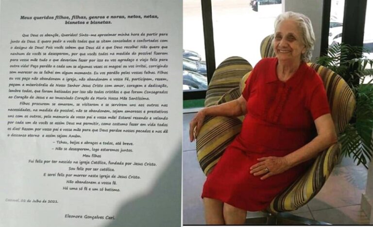 Bức thư từ biệt của cụ bà 96 tuổi gây xúc động mạng xã hội