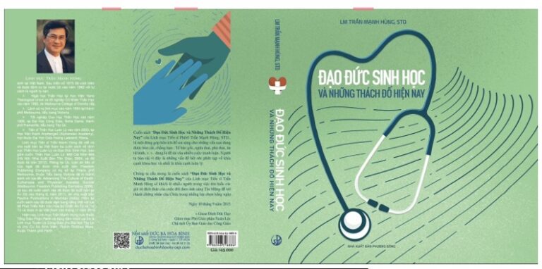 GIỚI THIỆU CUỐN SÁCH ĐẠO ĐỨC SINH HỌC & NHỮNG THÁCH ĐỐ HIỆN NAY