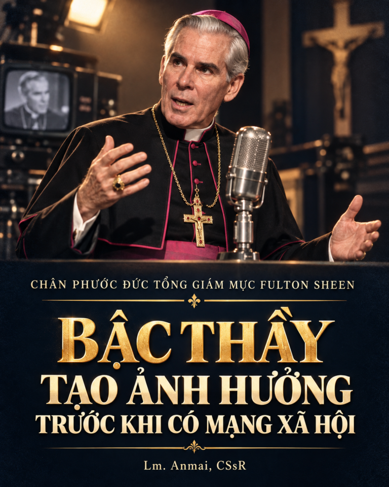 CHÂN PHƯỚC ĐỨC TỔNG GIÁM MỤC FULTON SHEEN: BẬC THẦY TẠO ẢNH HƯỞNG TRƯỚC KHI CÓ MẠNG XÃ HỘI – Lm. Anmai. CSsR