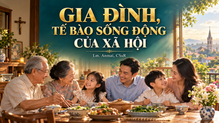 GIA ĐÌNH, TẾ BÀO SỐNG ĐỘNG CỦA XÃ HỘI Lm. Anmai, CSsR.