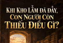 KHI KHO LẪM ĐÃ ĐẦY, CON NGƯỜI CÒN THIẾU ĐIỀU GÌ? – Lm. Anmai, CSsR