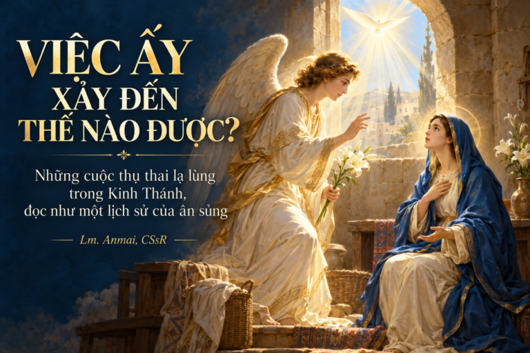 VIỆC ẤY XẢY ĐẾN THẾ NÀO ĐƯỢC?  Những cuộc thụ thai lạ lùng trong Kinh Thánh, đọc như một lịch sử của ân sủng Lm. Anmai, CSsR