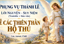 Phụng vụ Thánh Lễ – Lời nguyện – Suy niệm (Youtube + bản văn) Lễ các Thiên Thần hộ thủ – Lm. Anmai, CSsR