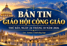 BẢN TIN CÔNG GIÁO NGÀY 24 THÁNG 10 NĂM 2026 – Lm. Anmai, CSsR
