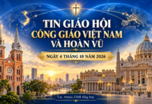 TIN GIÁO HỘI CÔNG GIÁO VIỆT NAM VÀ HOÀN VŨ NGÀY 4 THÁNG 10 NĂM 2026 Lm. Anmai, CSsR tổng hợp