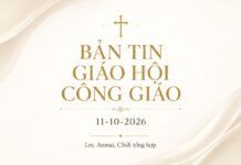 Tin Giáo Hội công giáo ngày 11 tháng 10 năm 2026 Lm. Anmai, CSsR tổng hợp